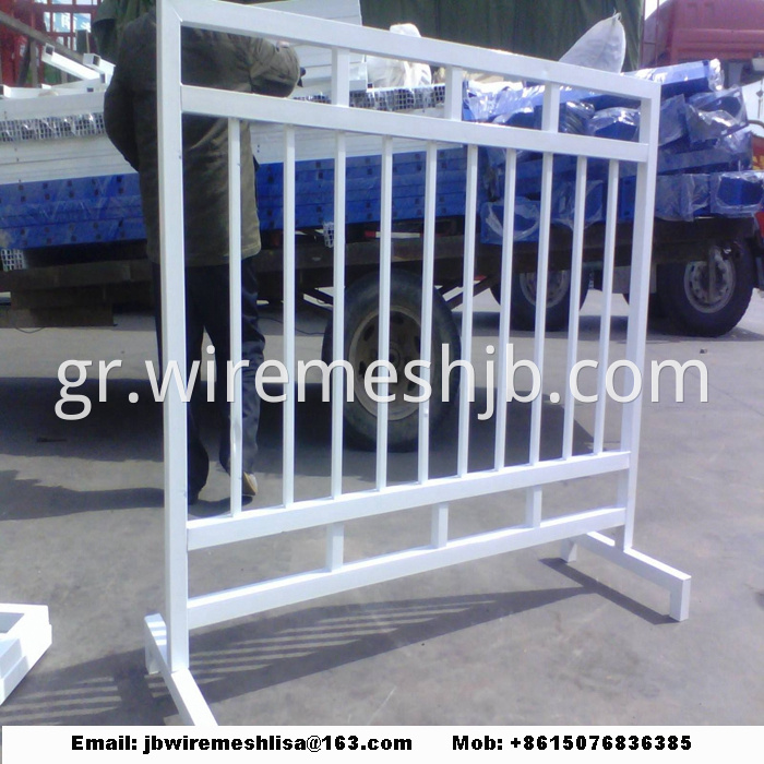 Powder Coated And Galvanized Security Temporary Fence